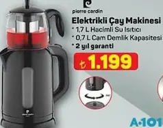 PİERRE CARDİN ELEKTRİKLİ ÇAY MAKİNESİ fiyat ve kampanya bilgisi